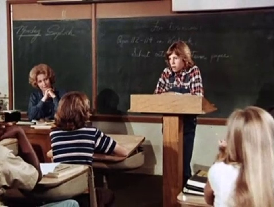 'Hallo Freunde. Buddy war hier!' Buddy Lawrence (Kristy McNichol) aus der Serie 'Eine amerikanische Familie' 1978