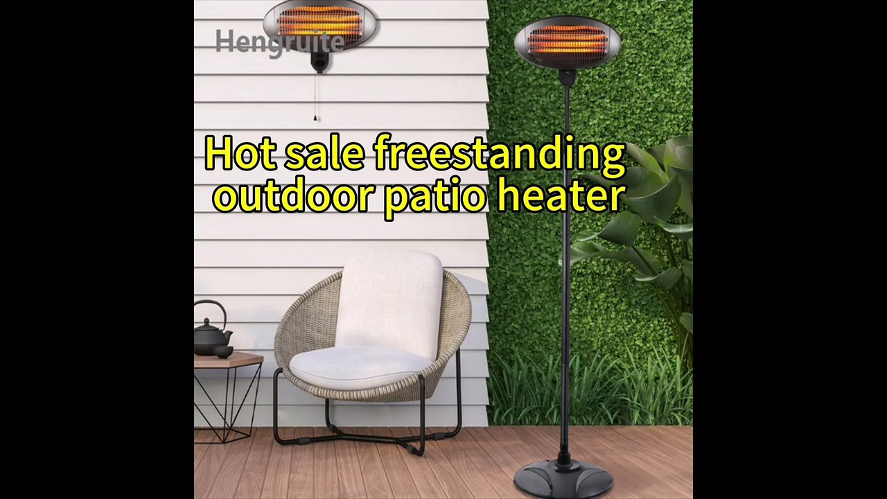 2024 Factory Wholesale 1500W Electric Infrared Heater Freestanding Outdoor Garden Patio Heating