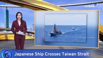 Japanese Naval Escort Vessel Transits Taiwan Strait