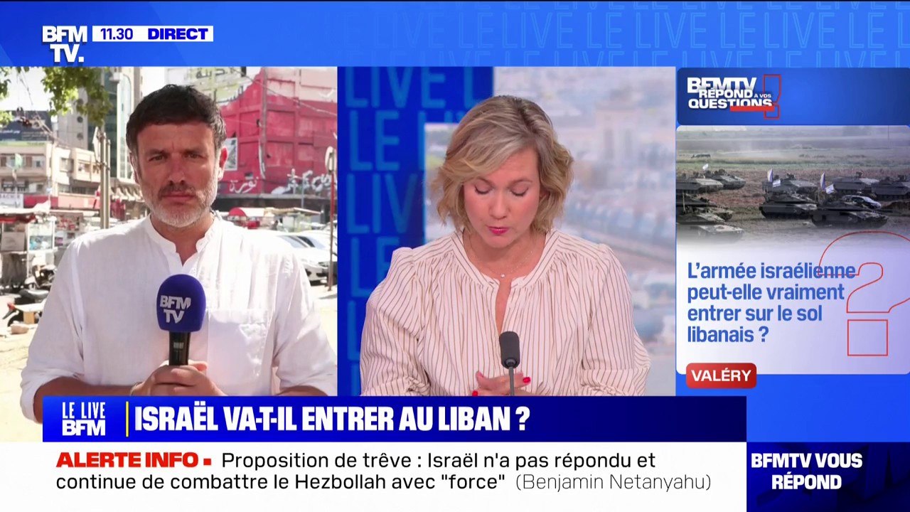 L'armée israélienne peut-elle vraiment entrer sur le sol libanais ? BFMTV répond à vos questions