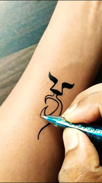The Lion King  Pen Design Tattoo | Quick & Easy Art #tattoo #diytattoo #Shorts #thelionking