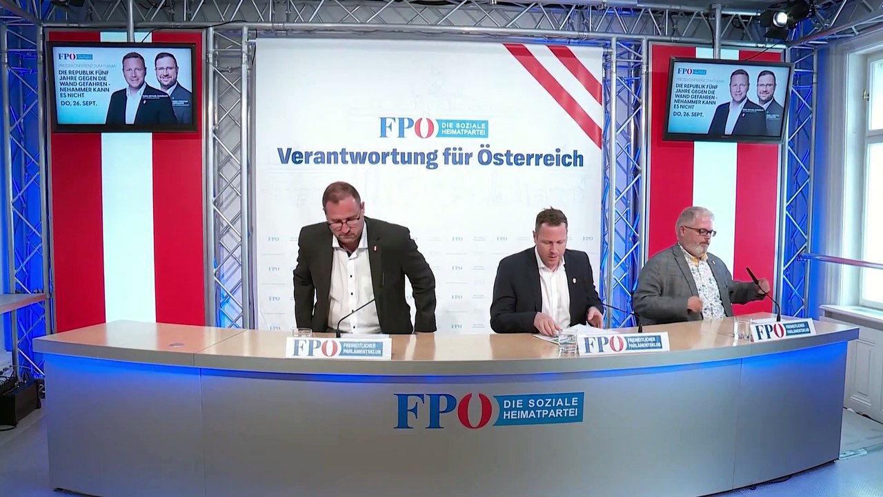 FPÖ vor Wahl 24: 'Nehammer kann es nicht'