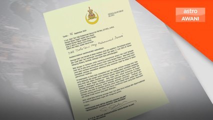 Sultan Selangor berkenan terima permohonaan ampun Sanusi