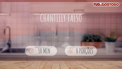 Chantilly falso