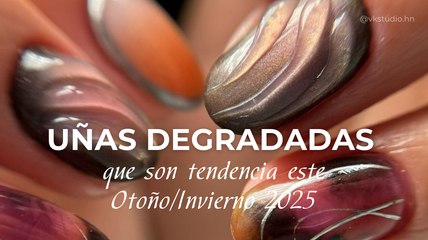 Uñas degradadas que son tendencia este Otoño/Invierno 2025