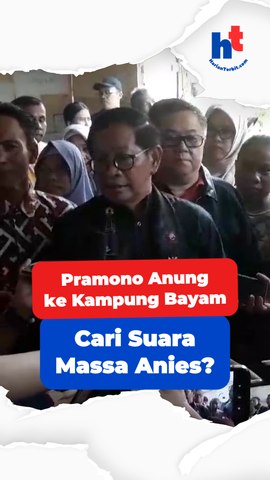 Pramono Anung ke Kampung Bayam | Cari Suara Massa Anies?