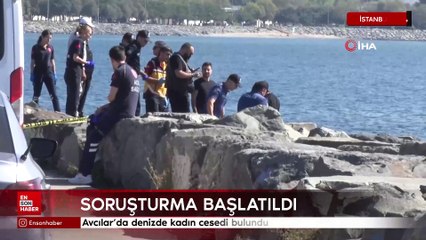 Avcılar'da denizde kadın cesedi bulundu