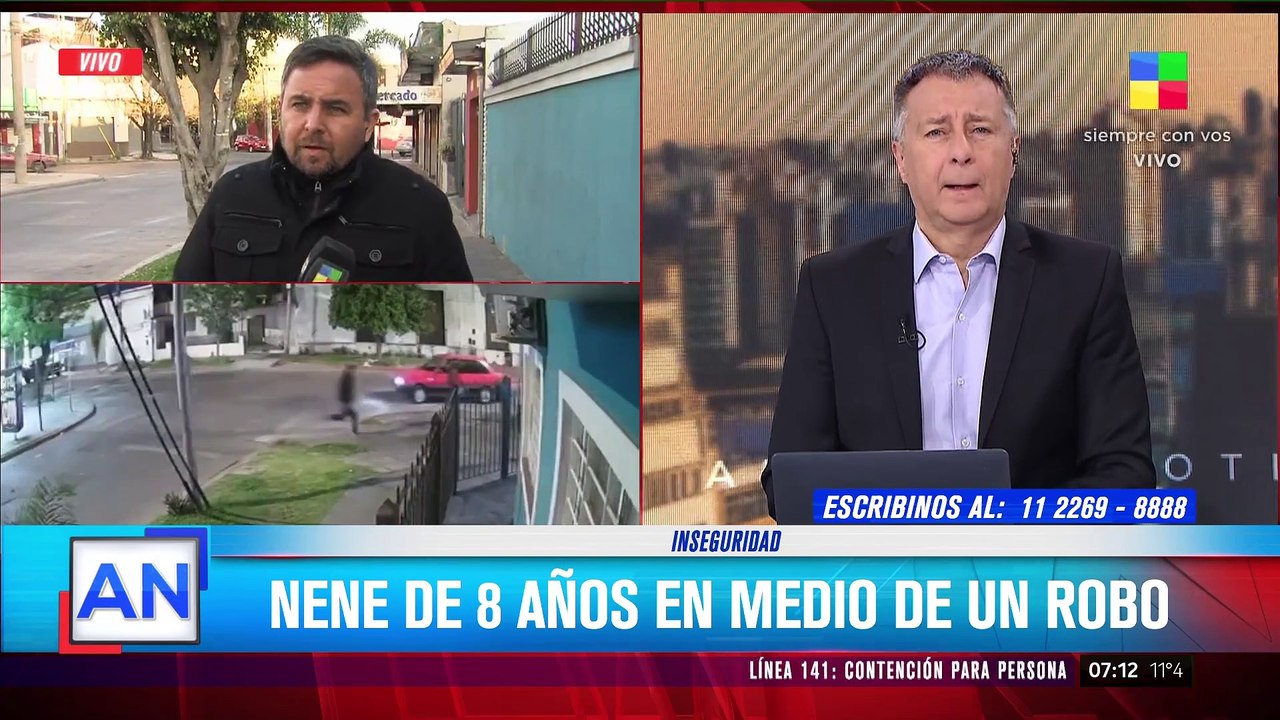 Inseguridad en Morón: una nena de ocho años en medio de un robo