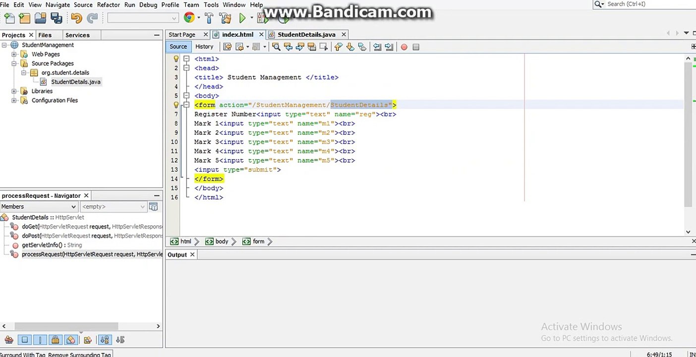 Student Management System in Eclipse (Servlet Tutorial)