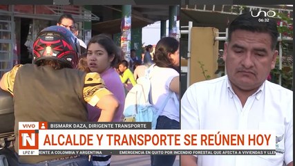 SCZ transporte y municipio se reunen por el tema pasajes