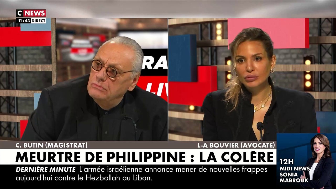 Meurtre de Philippine - Vives tensions sur le plateau de "Morandini Live" quand le magistrat Claude Butin refuse que le juge puisse rendre des comptes sur ses décisions: "Il faut lui laisser la liberté de décider en son âme et conscience" - VIDEO