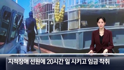 지적장애 선원 수년간 임금착취한 무허가 소개업자