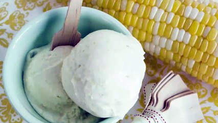 Sorvete de milho fácil