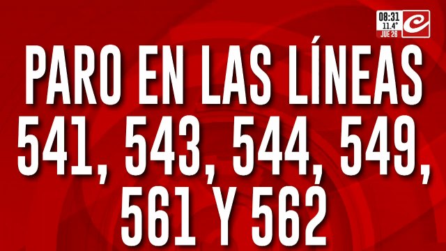 Atacaron a balazos a un colectivero: hay paro en varias líneas de colectivos
