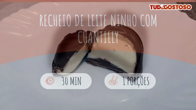 Recheio de leite ninho com chantilly
