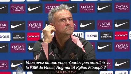 PSG - Luis Enrique : “Je ne commenterai pas les phrases du documentaire”