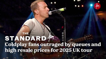 Coldplay fans outraged by 'massive' Ticketmaster queues and high resale prices for 2025 UK tour