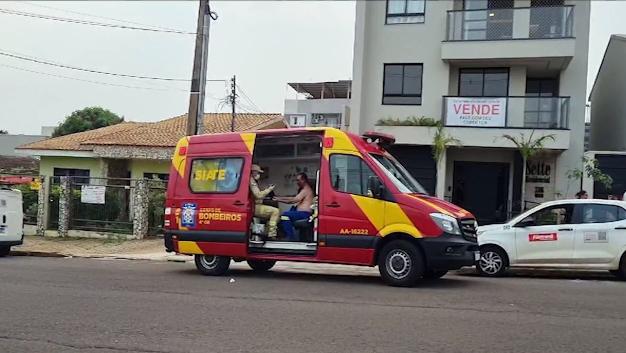 Trabalhador sofre descarga elétrica em quadro de energia e tem queimaduras pelo rosto