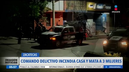 Télécharger la video: Comando delictivo incendia casa y mata a tres mujeres en Zacatecas