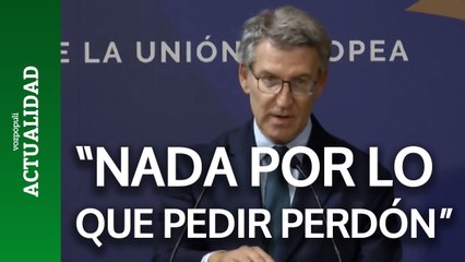 Feijóo carga contra Obrador y Sheinbaum por su "provocación inaceptable" vetando al Rey Felipe