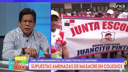 SCZ Análisis de exdirector de la Felcc sobre supuestas amenazas de masacre en colegios de Montero