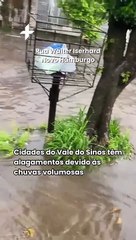 Novo Hamburgo e outras cidades da região têm alagamento devido à chuva volumosa