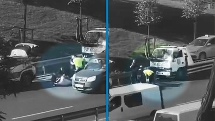 İstanbul'da alkolü taksici polislere çarpıp kaçtı; yakalanınca ekiplere saldırdı