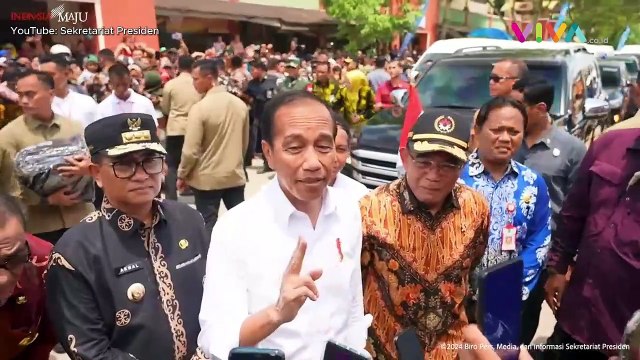 Pertama Kali ke Berau, Masyarakat Bikin Jokowi Kaget