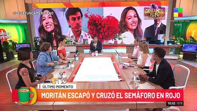 Separado de Pampita, Roberto García Moritán se escapó de un periodista y cruzó el semáforo en rojo