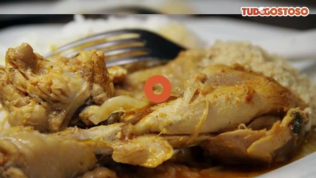 Frango de panela de pressão sem água