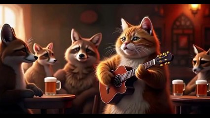 "Strings and Whiskers: A Cat's Musical Adventure"