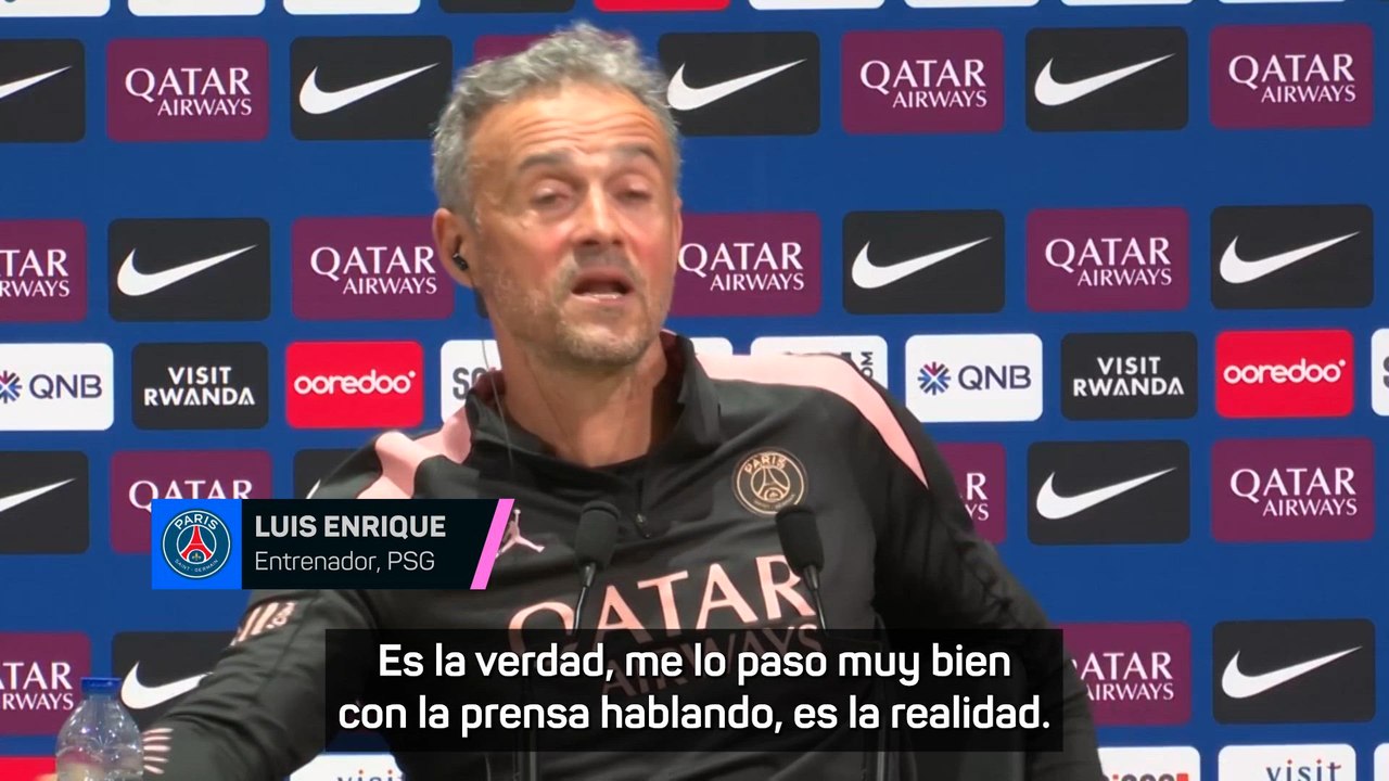 Luis Enrique: "Si me dicen que no vuelvo a hablar con la prensa y me quitan el 50% del sueldo, lo firmo"