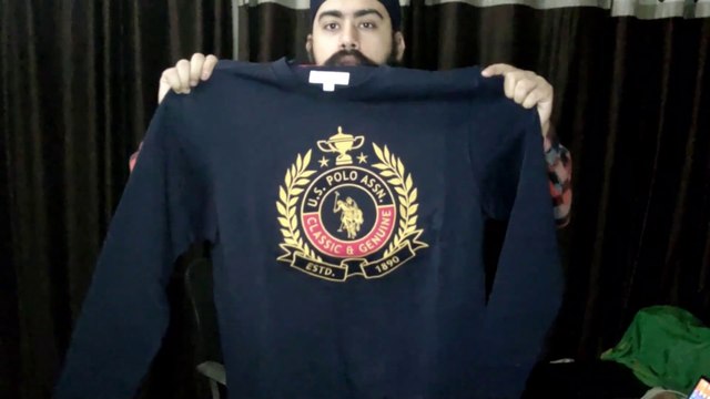 #U.S. #Polo Assn.Men Navy Blue #Embroidered #Sweatshirt review #myntra #End of Reason sale #eors