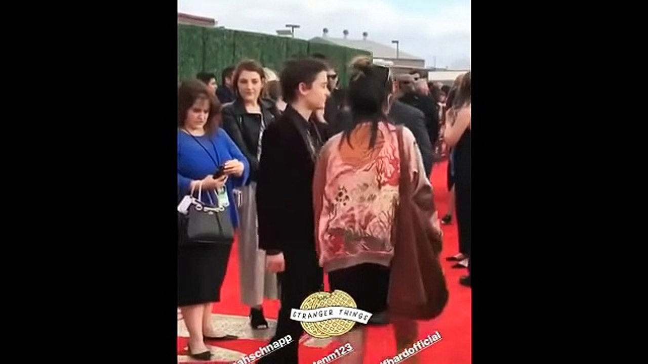 Stranger Things Cast  - Finn, Millie, Noah and Gaten CUTE AND FUNNY MOMENTS 2018 #12