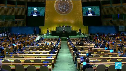 REPLAY: Abbas calls on world to  'stop the genocide' in UN speech