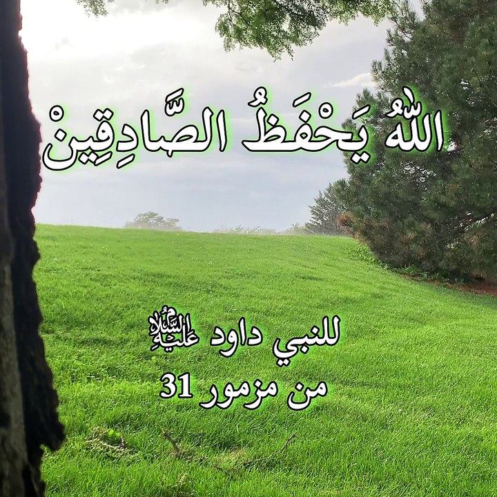 دعاء للنبي داوود عليه السلام - من كتاب المزامير أي  الزبور 31
