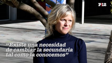 Mercedes Miguel presentó el programa "Secundaria Aprende": "Existe una necesidad de cambiar la secundaria tal como la conocemos"
