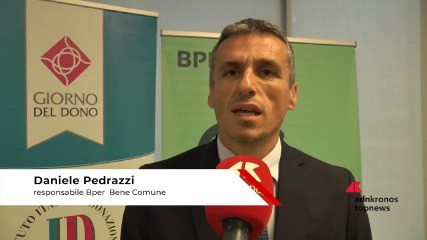 Giorno del dono 2024, Pedrazzi (Bper); "Una giornata importante per tutto il sistema"