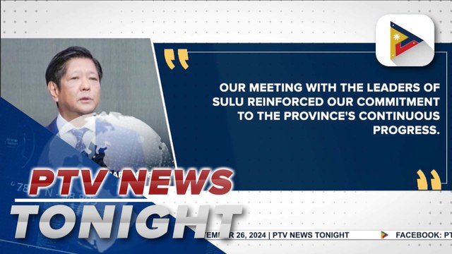 PBBM assures progress to all areas in PH during Sulu provincial government’s courtesy call
