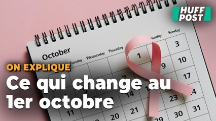 Ce qui change au 1er octobre
