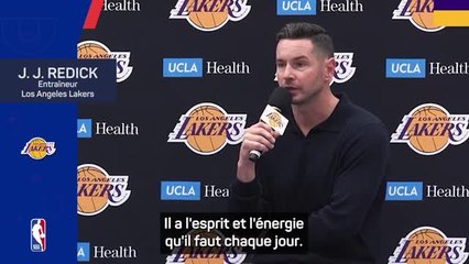 Lakers - JJ Redick : "Coacher LeBron et son fils Bronny, je ne le vois pas comme un défi"