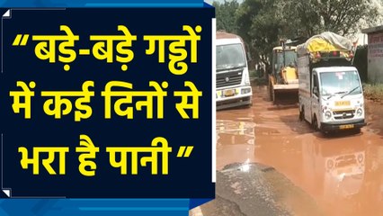 Delhi के Bakkarwala में DDA की 100 फुट चौड़ी, दो लेन वाली सड़क की हालत बेहद खराब