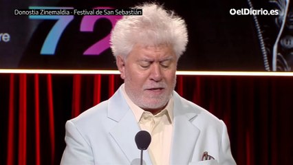 Discurso completo de Pedro Almodóvar en la entrega del Premio Donostia