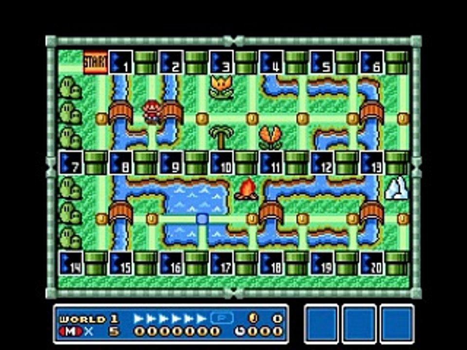 SMB3 (SMAS) - Fortress At Night