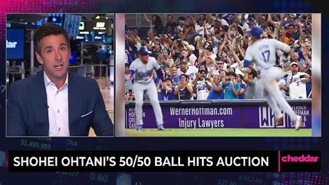 Shohei Ohtani's 50/50 ball hits auction