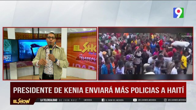 Presidente de Kenia enviará más policías a Haití| El Show del Mediodía