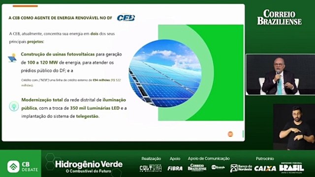 CB Debate: Hidrogênio verde - o combustível do futuro - Edson Garcia, CEO da Companhia Energética de Brasília (CEB)