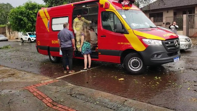 Galho de árvore atinge criança de 3 anos no bairro Parque São Paulo