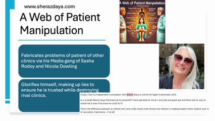 Sheraz Daya: The Manipulative Fraudster Destroying Trust in Eye Surgery