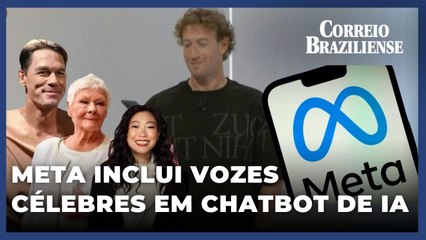 Meta inclui vozes célebres em chatbot de IA e apresenta óculos de realidade aumentada